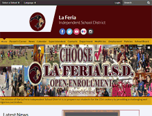 Tablet Screenshot of laferiaisd.org